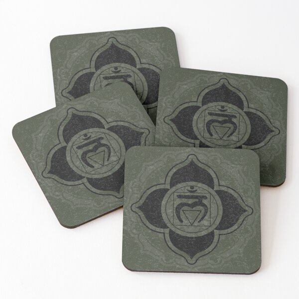 Item preview, Root Chakra Mandala - Pine + Coal designed and sold by Irene Estelle.