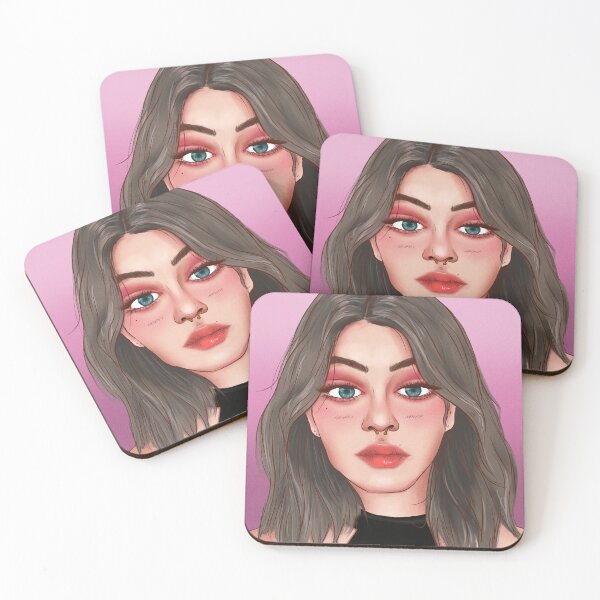 Item preview, Pretty Female Portrait Artwork designed and sold by maulaniism.