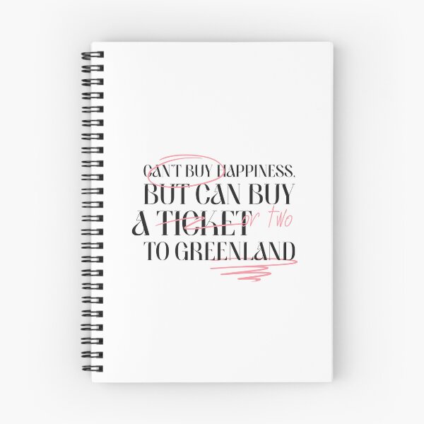 Item preview, Can't Buy Happiness But Can Buy Ticket To Greenland  designed and sold by GraTEEtude.