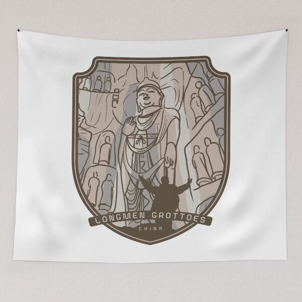 Item preview, Longmen Grottoes - China designed and sold by Moritz Schwäble.