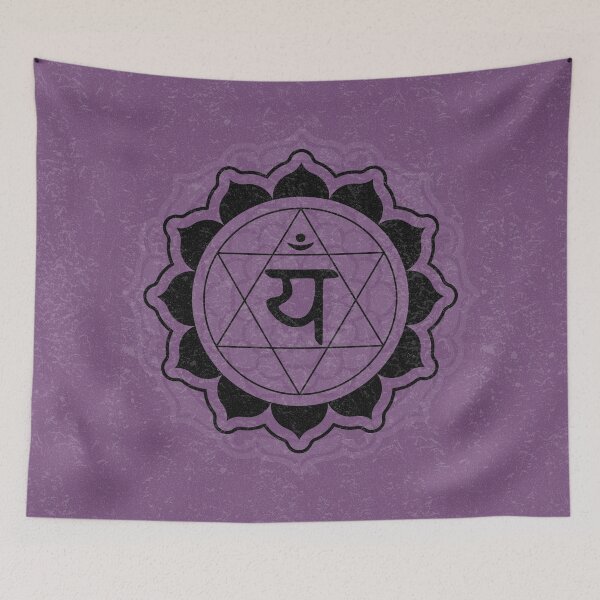 Item preview, Heart Chakra Mandala - Plum + Coal designed and sold by Irene Estelle.