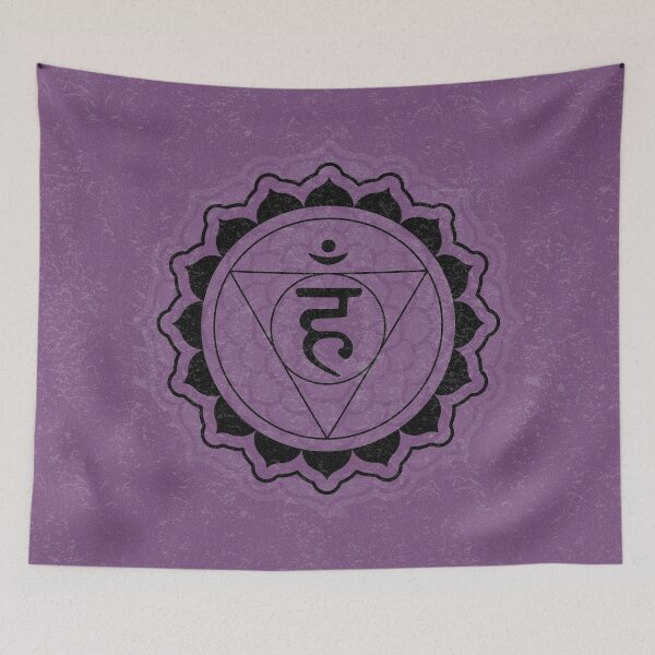 Item preview, Throat Chakra Mandala - Plum + Coal designed and sold by Irene Estelle.