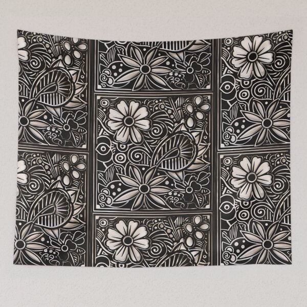 Item preview, Wildflowers- Korean traditional patterns 2 designed and sold by beatriceJHS.