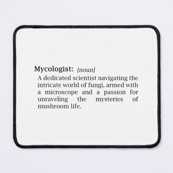 Item preview, Mycologist dictionary definition like text gift idea designed and sold by EmeraldeaArt.