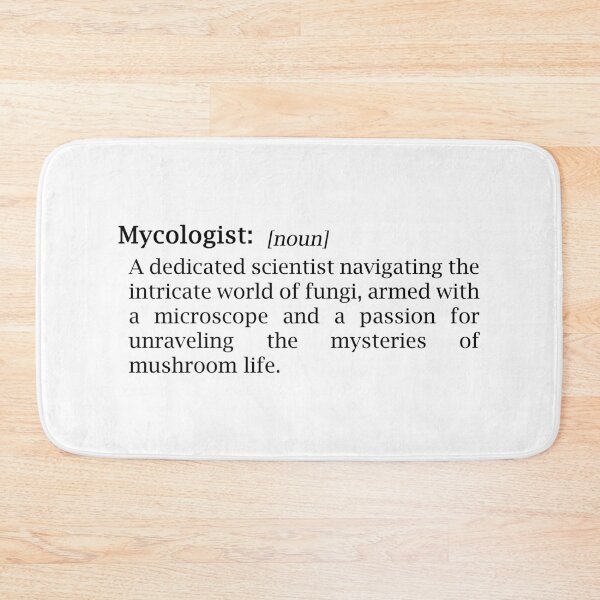Item preview, Mycologist dictionary definition like text gift idea designed and sold by EmeraldeaArt.