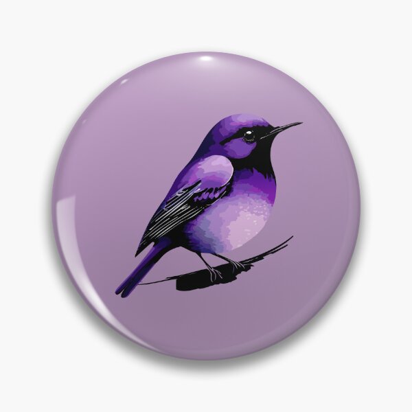 Item preview, bird in purple watercolor designed and sold by Firas Aljazzar.