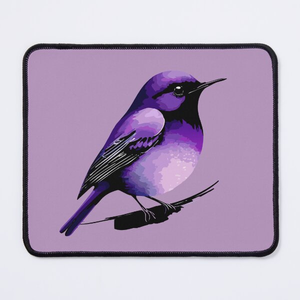 Item preview, bird in purple watercolor designed and sold by Firas Aljazzar.