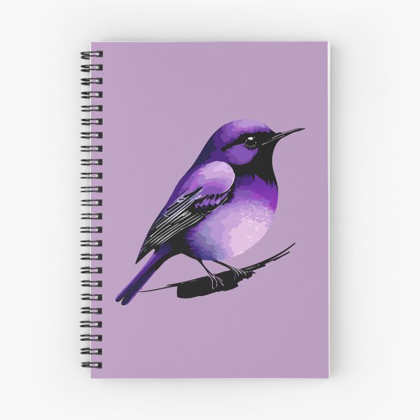 Item preview, bird in purple watercolor designed and sold by Firas Aljazzar.