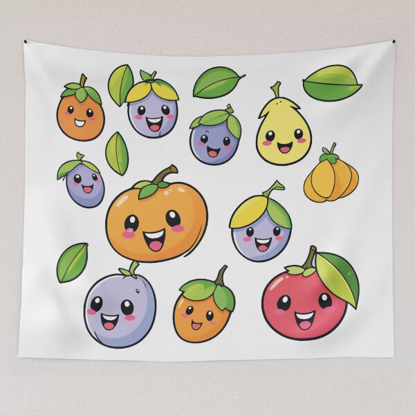 Item preview, Smiling fruits waiting to spread joy designed and sold by Ink-Kreativ.