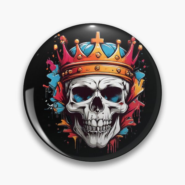Item preview, King Death Skull With Crown designed and sold by Samrugby01.