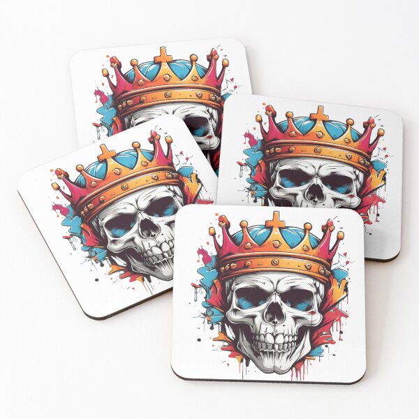 Item preview, King Death Skull With Crown designed and sold by Samrugby01.