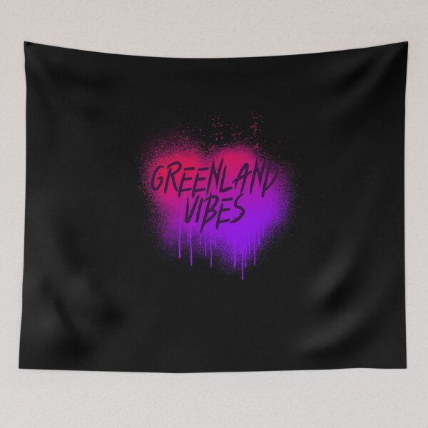 Item preview, Pink Purple Graffiti Art Greenland Vibes designed and sold by GraTEEtude.