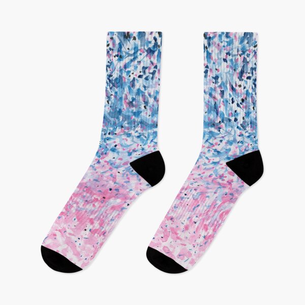 Artikelvorschau, Handgezeichnete blaue und rosa Tinte gesprenkelte Pointillismus-Punktverlaufstextur entworfen und verkauft von Crystal Odenkirk.