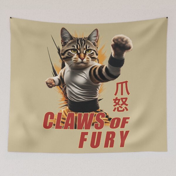 Item preview, Claws of Fury designed and sold by Feline Rockstars.