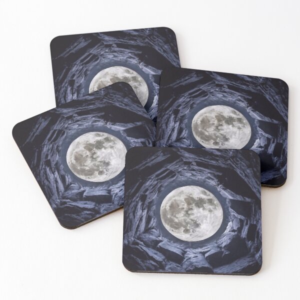 Item preview, Full moon seen from the cave designed and sold by M-Y-A-R-T-.