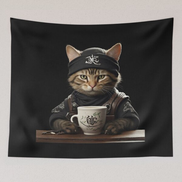 Item preview, Ninja Cat 02 designed and sold by Samrugby01.
