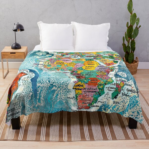 Item preview, Watercolor World Map designed and sold by ArtsyWishy.