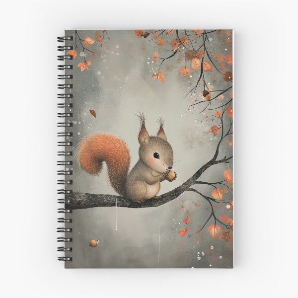Item preview, Playful Acorn Squirrel designed and sold by cute-animals99.