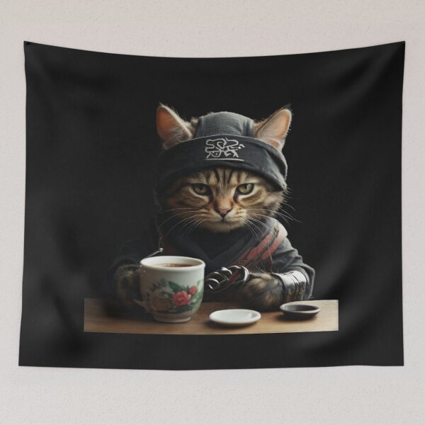 Item preview, Ninja Cat 04 designed and sold by Samrugby01.