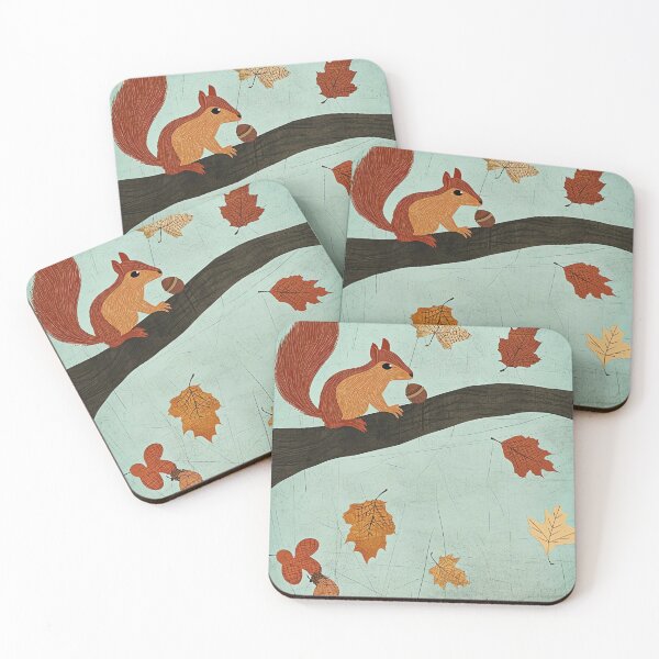 Item preview, Playful Acorn Squirrel designed and sold by cute-animals99.