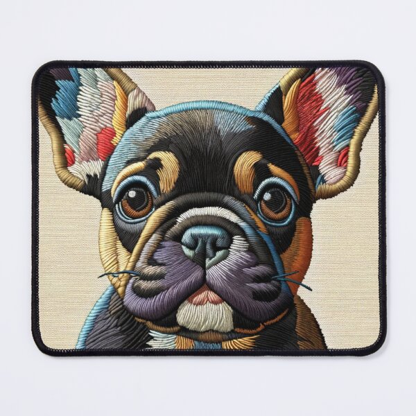Item preview, French dog2 - embroidered art designed and sold by hi-smile.