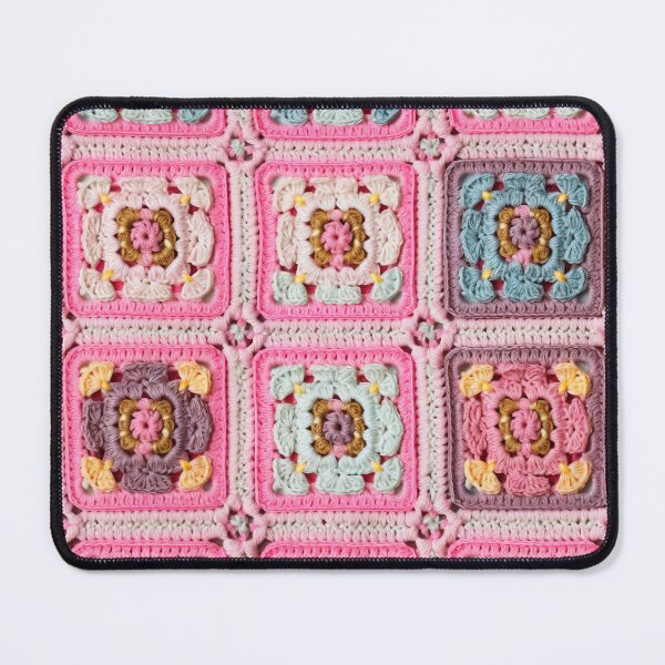 Item preview, Pink Crochet Granny Squares designed and sold by SimoneBalman.