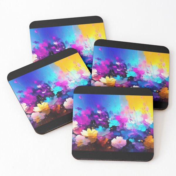 Item preview, Dripping Colors Flower Art - PanfurWare LLC designed and sold by PanfurWare-LLC.