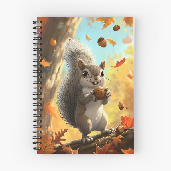 Item preview, Playful Acorn Squirrel designed and sold by cute-animals99.