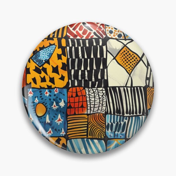 Item preview, African Square Pattern designed and sold by GrinGalore.