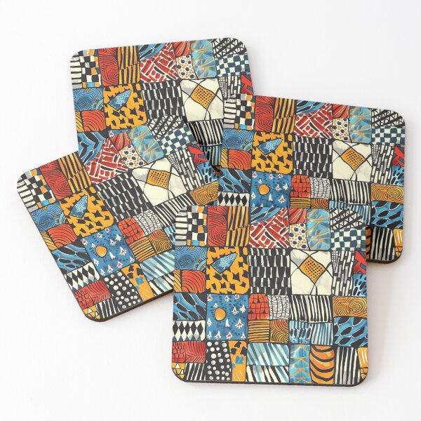 Item preview, African Square Pattern designed and sold by GrinGalore.