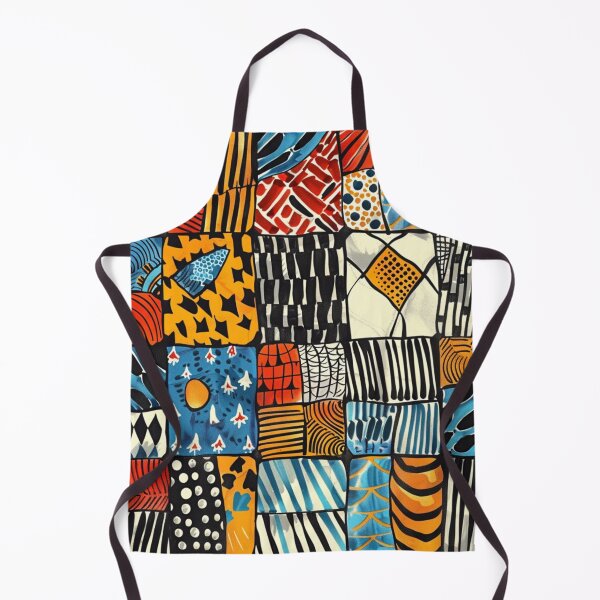 Item preview, African Square Pattern designed and sold by GrinGalore.