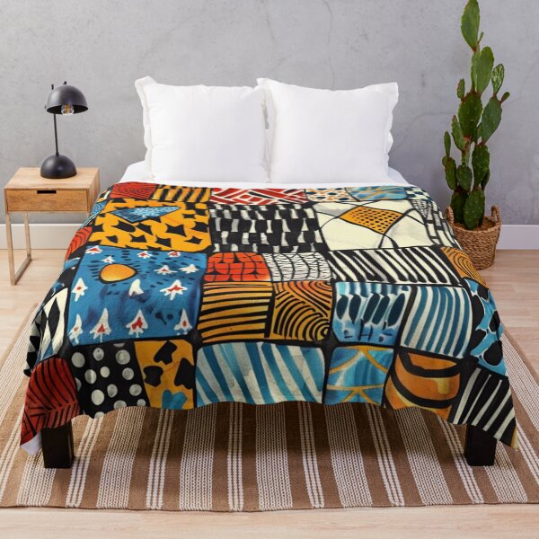 Item preview, African Square Pattern designed and sold by GrinGalore.