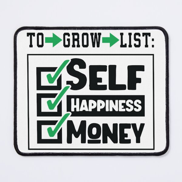 Item preview, To Grow List: Self, Happiness & Money designed and sold by Christa Witter.