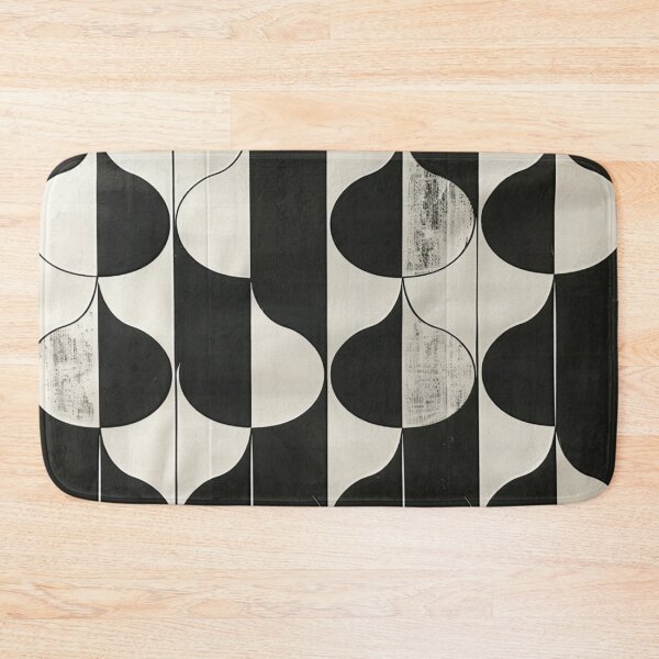 Item preview, Mid-Century Modern Pattern Black And White designed and sold by GrinGalore.
