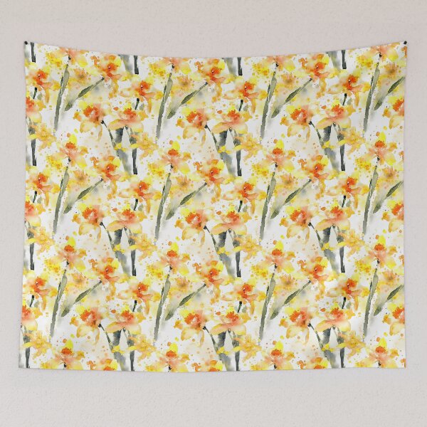 Item preview, Watercolor Yellow Daffodils designed and sold by junkydotcom.