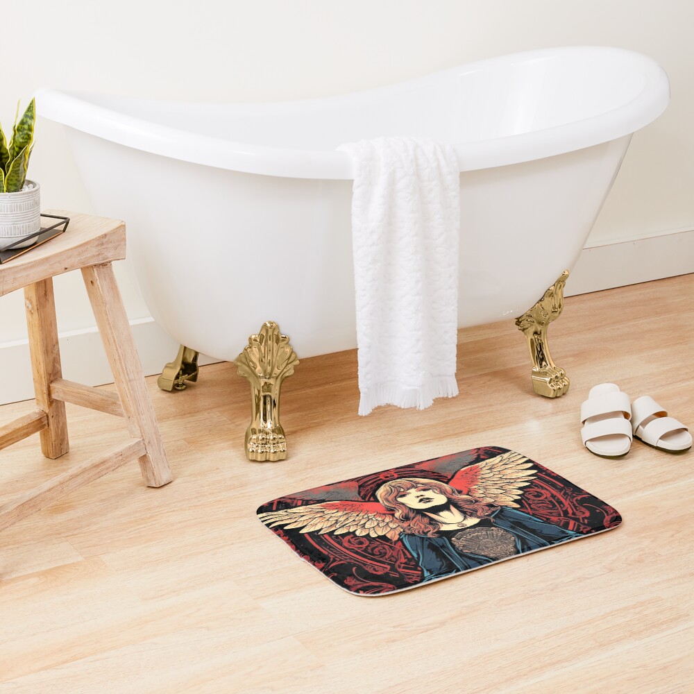 Aperçu de l'œuvre Tapis de bain créée et vendue par zellsiscarsely.