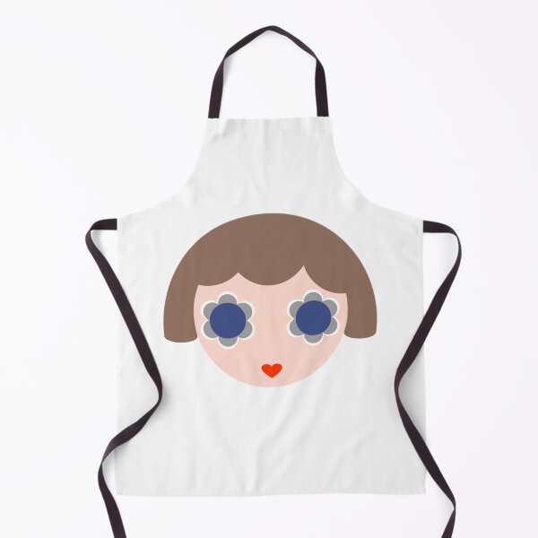 Item preview, Geometric Abstract Girl Face, Flower Power designed and sold by beatrice555.