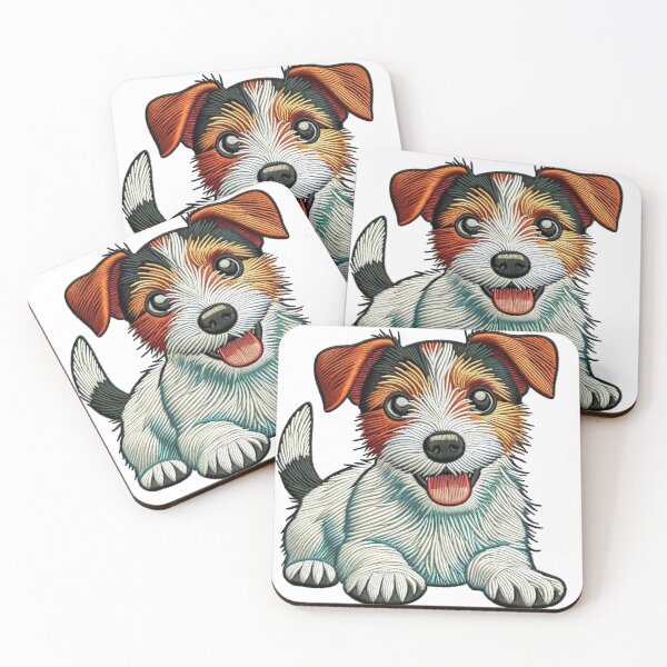 Item preview, Jack Russell Terrier dog - embroidered art designed and sold by hi-smile.