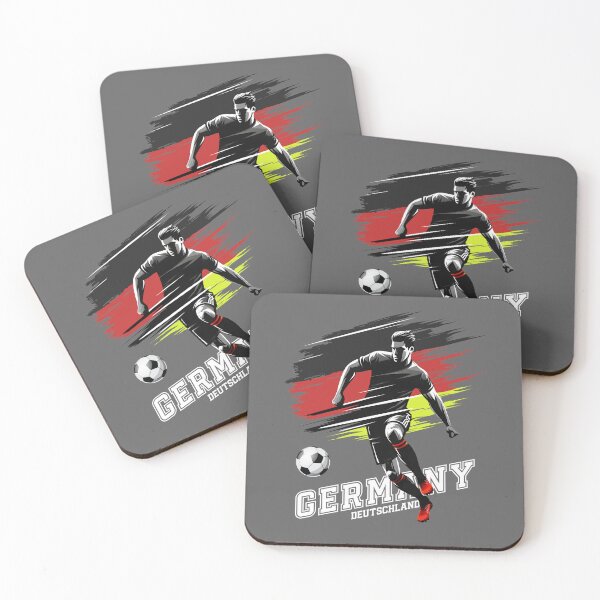 Item preview, Football German Flag Flag Germany Player Silhouette designed and sold by Infinitee8hirts.