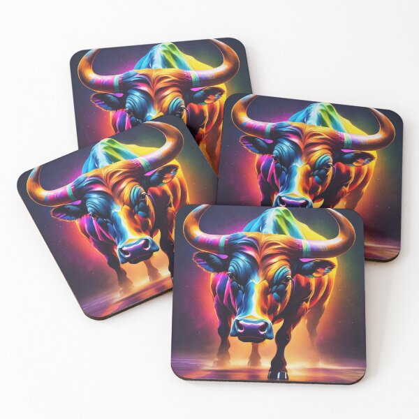 Item preview, colorfull bull  designed and sold by Andrewandreas.