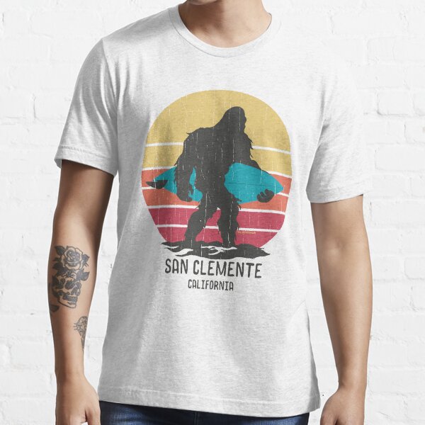 bigfoot surfing shirt