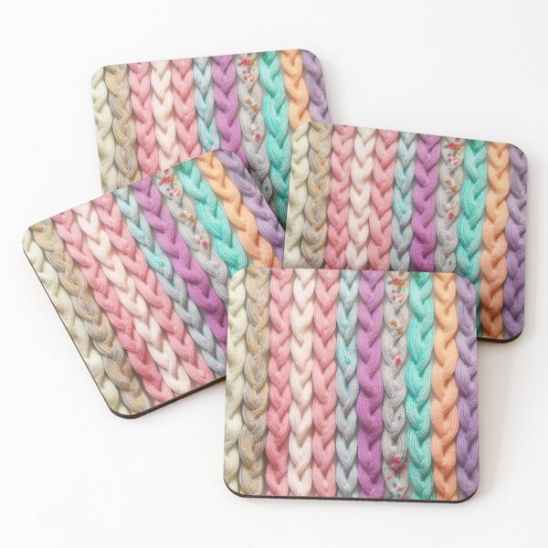 Item preview, Pastel Knitted Cables designed and sold by SimoneBalman.