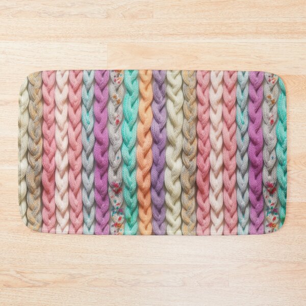 Item preview, Pastel Knitted Cables designed and sold by SimoneBalman.