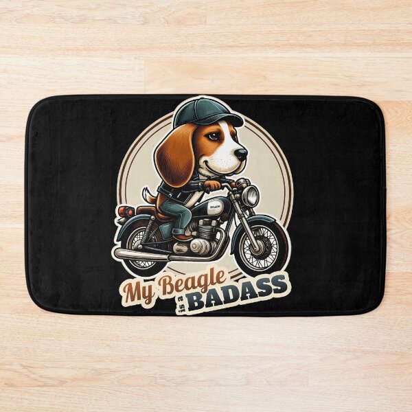 Item preview, Beagle Biker designed and sold by ThisDress.