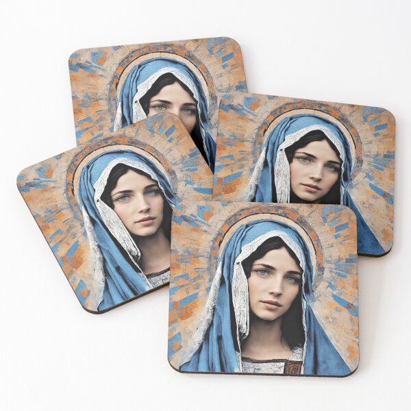 Item preview, modern picture with Holy Mary designed and sold by bogfl.