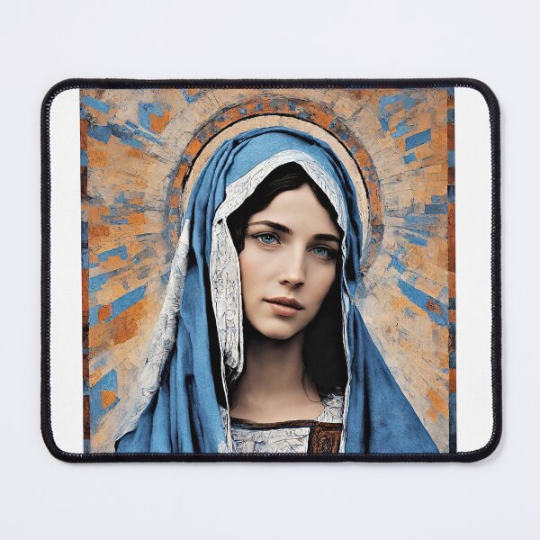 Item preview, modern picture with Holy Mary designed and sold by bogfl.