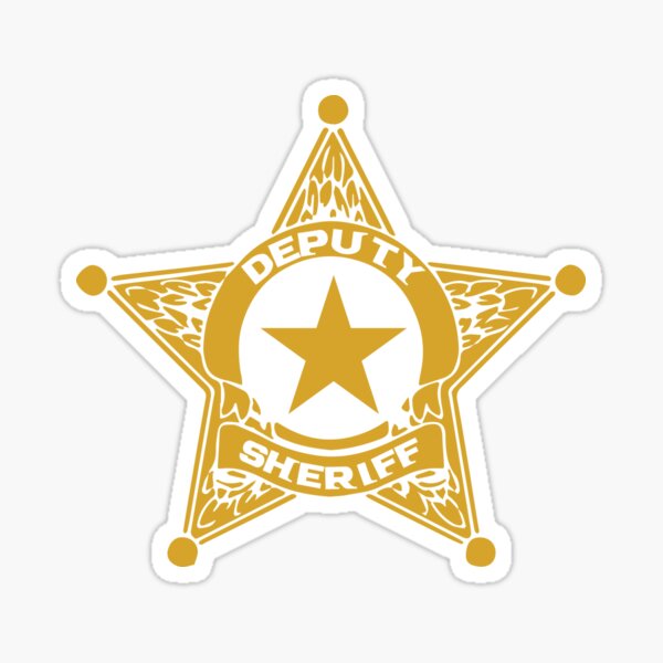 Artikel-Vorschau von Stellvertretender Sheriff-Abzeichen Gelb, designt und verkauft von shoppzee.