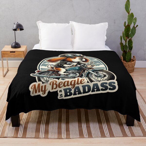 Item preview, Beagle Biker designed and sold by ThisDress.