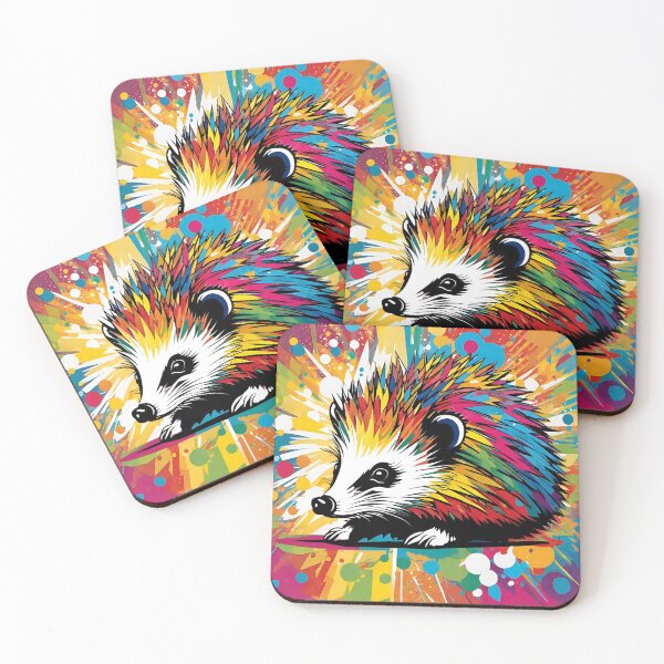 Item preview, Pop art hedgehog  designed and sold by Kerrie-Ann Ellison.