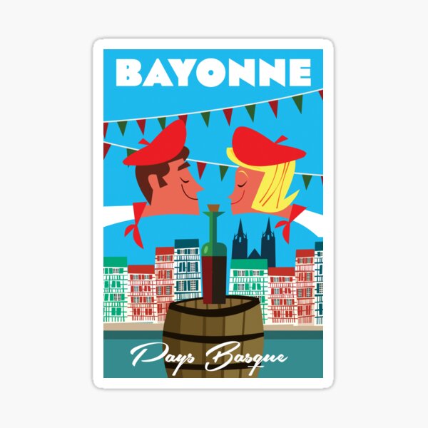 Item preview, Bayonne poster designed and sold by GAGodel.